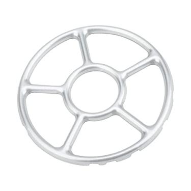 Imagem de JISADER Redutor de anéis a gás de liga de zinco durável fogões a gás prateleira para cafeteira de acampamento fogão café e cafeteira cafeteira cafeteira espresso panelas menores, 15,5 cm