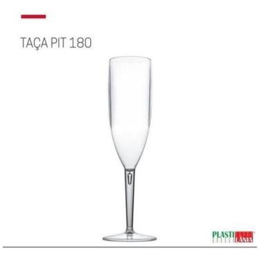 Imagem de Taça De Champagne Acrílico Festa 180Ml Transparente 12 Uni