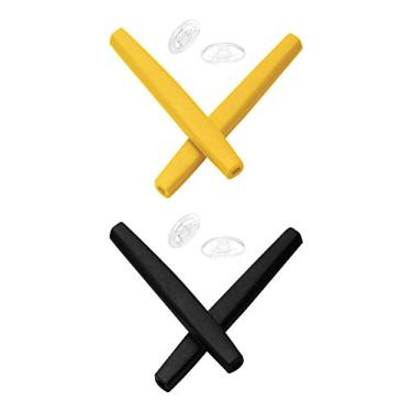 Imagem de Mryok — Protetor nasal de substituição para óculos de sol Oakley Probation, Yellow & Black, One Size