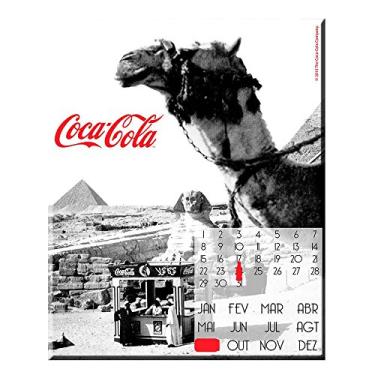 Imagem de Calendário Magnético Coca-Cola Landscape Egito em MDF - Urban - 40x40 cm