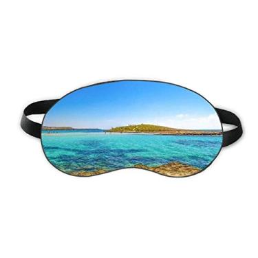 Imagem de Ocean Water Island Science Nature Picture Sleep Eye Shield Soft Night Vlindfold Shade Cover