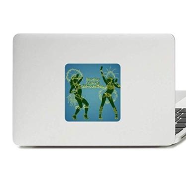 Imagem de Decalque Cultural Brasil Brasileiro de Vinil Paster Laptop Adesivo Decoração PC