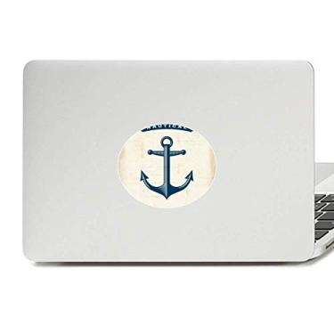 Imagem de Anchor Droits Admiralty Blue Military Ocean Vinyl Emblema Graphic Laptop Decalque Notebook
