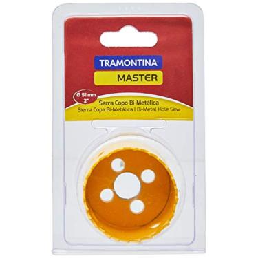 Imagem de Tramontina 42620051, Serra Copo Bi Metálica 51Mm 2, Dentes Aço Rápido HSS, Pintura Eletrostática, Rosca 1/2'', Amarelo