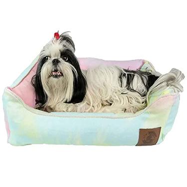 Imagem de Cama Para Cachorro Caminha Pet Lavável Com Estampa Tie Dye - Tamanho M