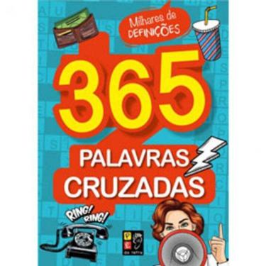 Imagem de 365 Palavras Cruzadas - Capa Azul Claro