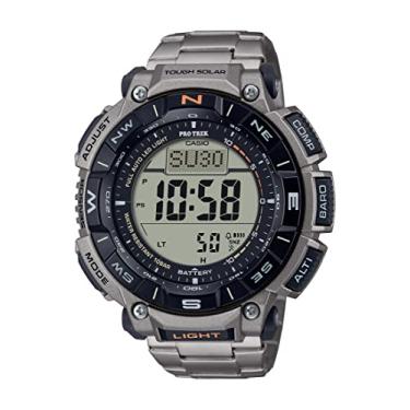 Imagem de Casio Série PRG340 | Pro Trek | Resistência à água de 100 metros | Bússola | Alt/Baro-Thermo | Energia Solar Resistente | Cronômetro 1-100 SEC | Temporizador de Contagem Regressiva | Hora Mundial,
