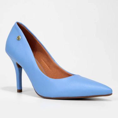Imagem de Scarpin Vizzano Salto Alto Bico Fino - Jeans