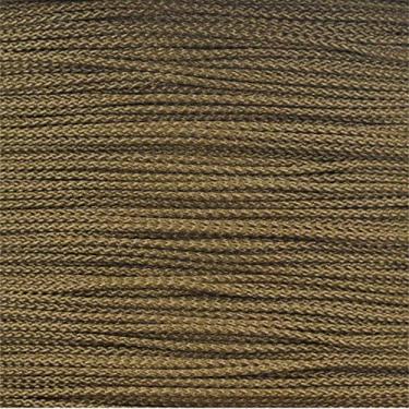 Imagem de Cabo Micro 90 – M90 – corda de nylon em cores sólidas – resistência à tração 90 libras – escolha entre 10, 25, 50, 100, 1000 pés tamanhos, Coyote Brown, 100 Feet