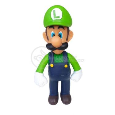 Imagem de Boneco Luigi Grande Super Size 23Cm - Super Mario