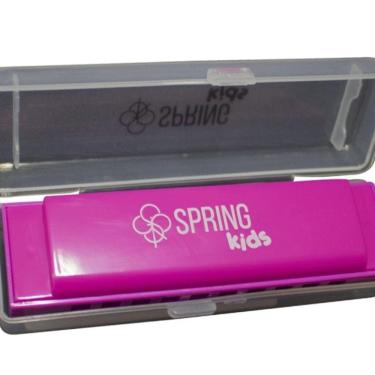 Imagem de Gaita Infantil Spring Kids Spk Rosa
