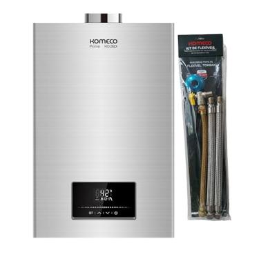 Imagem de Komeco, AQUECEDOR DE ÁGUA A GÁS KOMECO KO 26 DI PRIME WIFI 26 LITROS GÁS GN E KIT LIGAÇÃO Voltagem:110V/220V