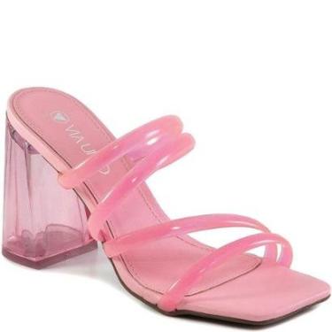 Imagem de Tamanco Feminino Salto Bloco Via Uno 659001-Feminino