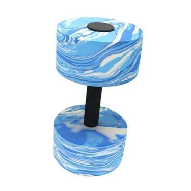 Imagem de Fancyes Haltere aquático, haltere de piscina, halteres de água de resistência leve, barra de mão, para esportes aquáticos, piscina, adultos, mulheres
