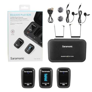 Imagem de Saramonic Sistema de microfone sem fio Blink 500 Prox B2R para 2 pessoas com gravação i...