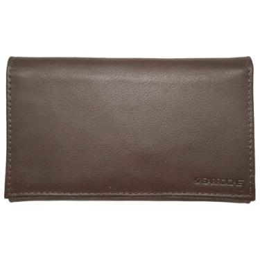 Imagem de Capa Estojo Carteira Couro Legítimo Para Calculadora Hp12c Café