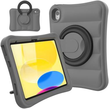 Imagem de MRWHO Capa infantil para iPad (A16) 11ª geração 27.9 cm 2025/10ª geração 27.7 cm 2022 - resistente, leve, flexível, à prova de choque, com alça giratória para meninas e meninos, para iPad 11 de 10