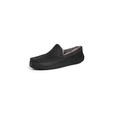 Imagem de UGG Pantufa Masculina Ascot, Black Leather, 17