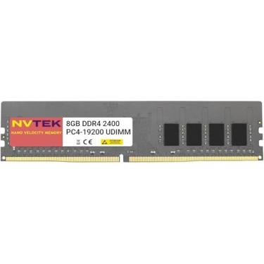 Imagem de NVTEK 8GB (1X8GB) DDR4 2400MHZ PC4-19200 UDIMM 1Rx8 1.2V 288-PIN Non-ECC Unbuffered Desktop PC Memória de computador