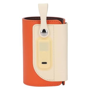 Imagem de Aquecedor de Mamadeira Portátil para Viagens, Display LCD de 5 Temperaturas Aquecedor de Leite Portátil Alimentado por USB para Leite Materno, Aquecimento Rápido Aquecedores de