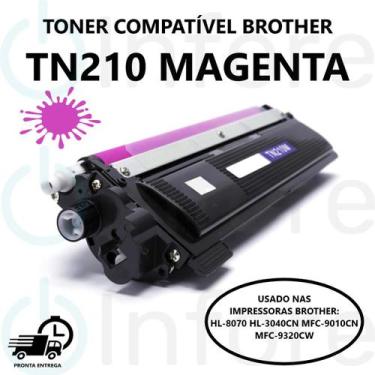 Imagem de Toner Tn210 Magenta Para Hl 8070 Hl8070 Hl 3040cn Hl3040cn 3040cn Hl30