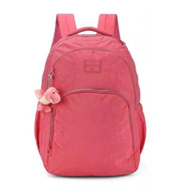 Imagem de Mochila De Costas Juvenil Crinkle UP4YOU Notebook Rosa Luxce - Luxcel
