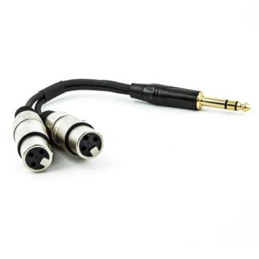 Imagem de Cabo P10 para 2 XLR Fêmea Estereo - 10 Metros - CIRILO CABOS