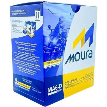 Imagem de Bateria Moura Para Motocicletas Ma6-D 12V 6210Ah