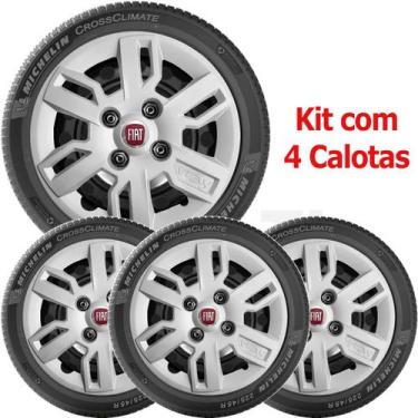 Imagem de 4x Calota Fiat Uno Way Aro 13 Emblema Original 227cb - Grid