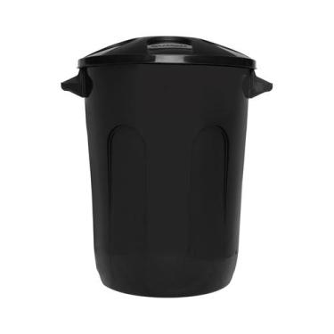 Imagem de Cesto De Lixo Tipo Balde 60 Litros Preto Eco Nature - Jaguar