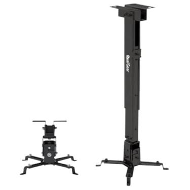 Imagem de QualGear Suporte de teto universal para projetor QG-PM-002-BLK, preto