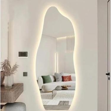 Imagem de Espelho Orgânico Flame 150x60 E06 com LED Branco Quente 220V 3000K  El