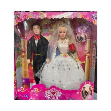 Imagem de Brinquedo Boneca Bella Noiva com noivo - TOYS