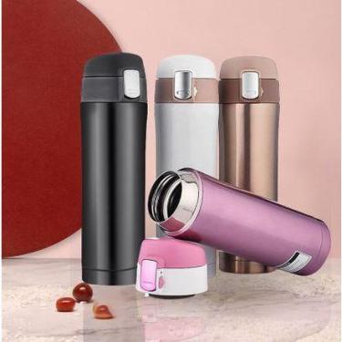 Imagem de Garrafa Térmica Portátil 500ml Inox Inquebrável C/ Vacuum - Envio Imed