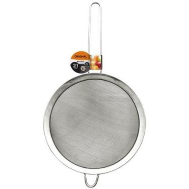 Imagem de Peneira Coador Aço Inox P/ Óleo, Polpas, Sucos, Chá - Camp