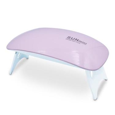 Imagem de Mini Cabine Led/Uv Sun Mini Portátil 6W Unhas Gel Rosa - Arte Seducao