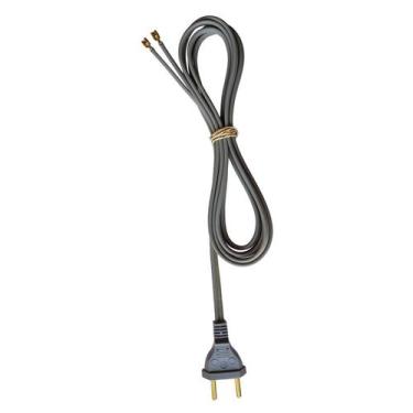 Imagem de Fio / Cabo para Ferro de Passar 2,5 metros Cinza 2x0,75mm p/ Varias Ma