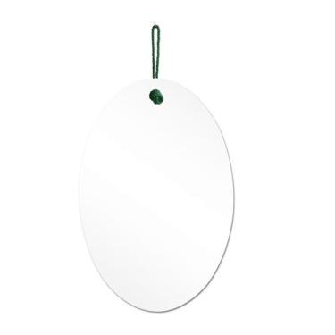 Imagem de Espelho Decorativo Lina Alça Sisal Abacate 60x40 cm Oval - E2G Design