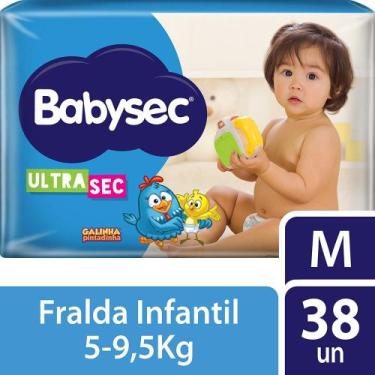 Imagem de Fralda Babysec Galinha Pintadinha Ultrasec Mega Tamanho M 38 unidades