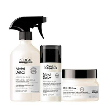 Imagem de Kit LOréal Professionnel Metal Detox Máscara Leave-in e Spray Neutrali