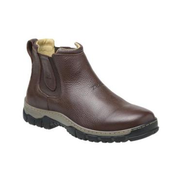 Imagem de Botina zebu masculina em couro flother pinhão 56150, 40