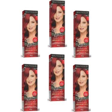 Imagem de Beauty Color Tintura 76.44 RUIVO ABSOLUTO TESTE 45gr (06 Unidades) Cor