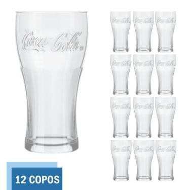 Imagem de Copo de Vidro Coca Cola Clássico 470ml Cristal Nadir - 12 Un - NADIR F