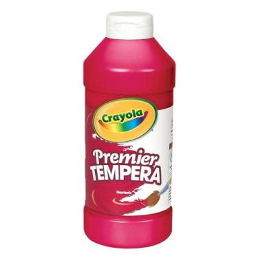 Imagem de Crayola Tempera Paint, Red Kids Paint, 16oz, Pint (54-1216-038)