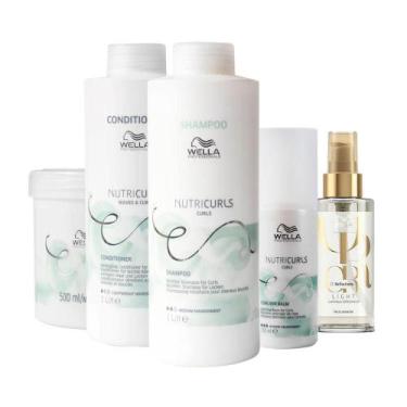 Imagem de Kit Wella Professionals Nutricurls Light - 5 Produtos