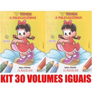 Imagem de A Polegarzinha Livro Para Pintar Kit C/30 Lembrancinha