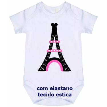 Imagem de body bebê paris torre cód 1034 - nick aloha, Branco, M