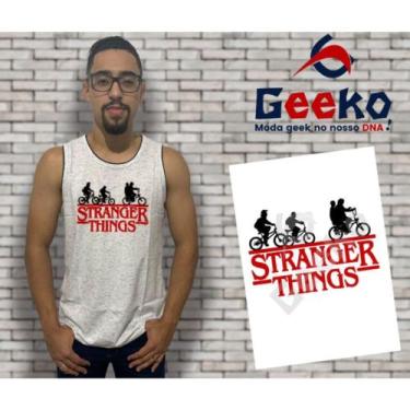 Imagem de Regata Stranger Things Geeko, Branco, GG