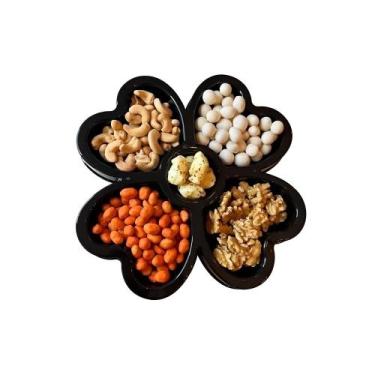 Imagem de Petisqueira Trevo Plástico Petisqueira Para Todo Tipo De Petisco 30cm 