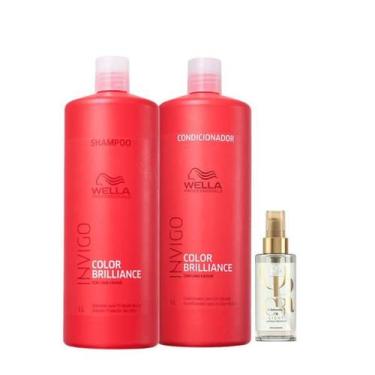 Imagem de Wella Professionals Invigo Color Brilliance Shampoo+Condicionador 1L+O